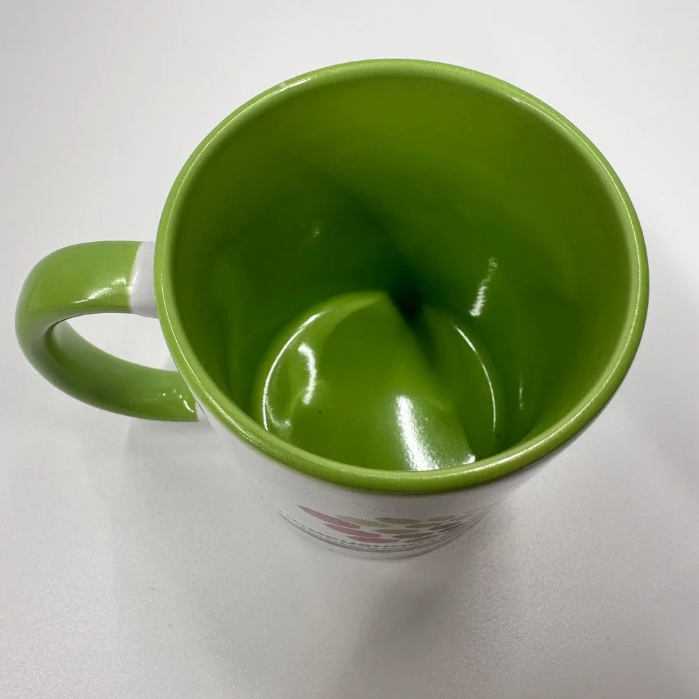COMPUSHOOTER.COM IT SERVICES Coffee Mug 2 Sided Logo Green inside & handle 12 oz